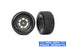 TRA10473R Traxxas Dirt Oval Gray Front Wheels w/ Hoosier Tires (2)