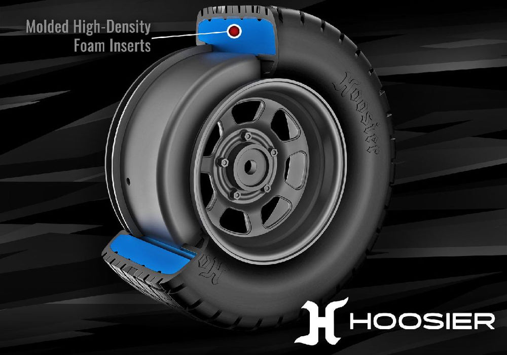 TRA10474R Traxxas Dirt Oval Gray Rear Wheels w/ Hoosier Tires (2)