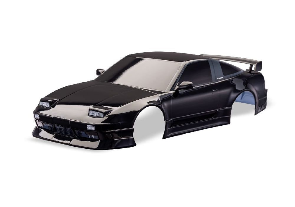 TRA10515-BLK Traxxas Body, Nissan 240SX, complete (black) (decals applied)