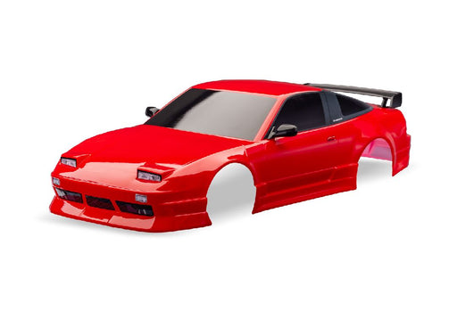 TRA10515-RED Traxxas Body, Nissan 240SX, complete (red) (decals applied)
