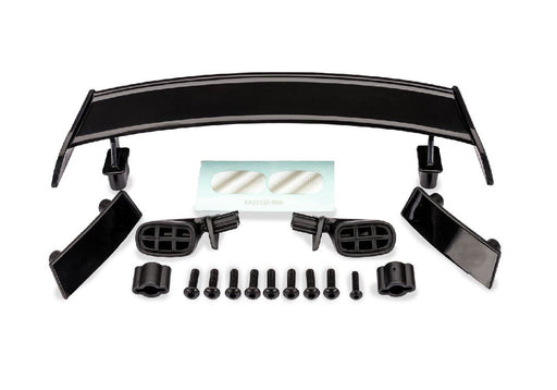 TRA10519 Traxxas Mirrors, side, black, mirror, spoiler, bumper inserts