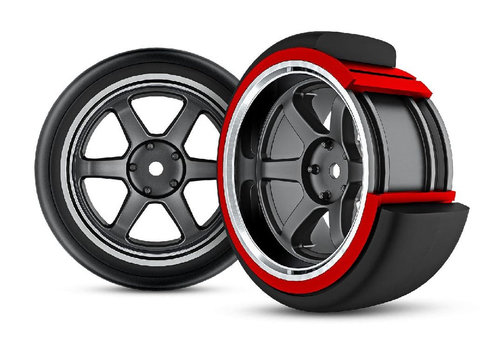 TRA105237-4BLUE Traxxas 4-Tec 2024 Ford Mustang Drift - Blue **Sold Separately you will need TRA2992 to run this