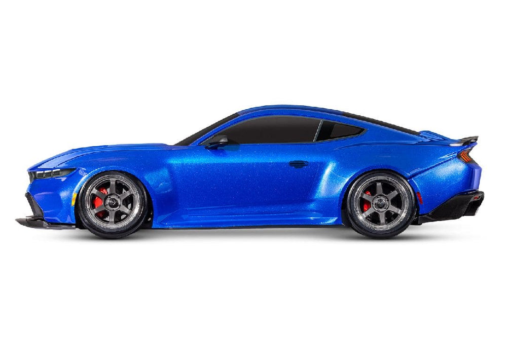 TRA105237-4BLUE Traxxas 4-Tec 2024 Ford Mustang Drift - Blue **Sold Separately you will need TRA2992 to run this