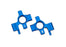 TRA10537-BLUE Traxxas Steering Blocks L&R Aluminum Blue