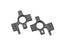 TRA10537-GRAY Traxxas Steering Blocks L&R Aluminum Gray
