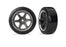 TRA10574 Traxxas T&W Six Spk Wheel Drift Tire Front - Rough