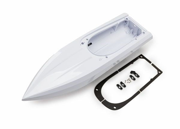 TRA10615 Traxxas Hull, Disruptor, white