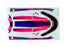 TRA10699-PINK Traxxas Decal set, for Disruptor hatch, waterproof - Pink