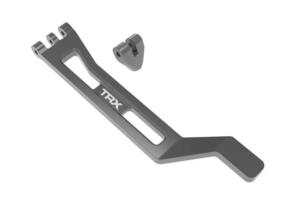 TRA10726-GRAY Traxxas Battery hold-down (gray-anodized 6061-T6 aluminum)