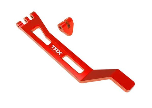 TRA10726-RED Traxxas Battery hold-down (red-anodized 6061-T6 aluminum)