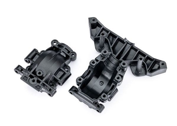 TRA10728 Traxxas Bulkhead, front (upper & lower)
