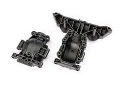 TRA10728X Traxxas Bulkhead, front (upper & lower)
