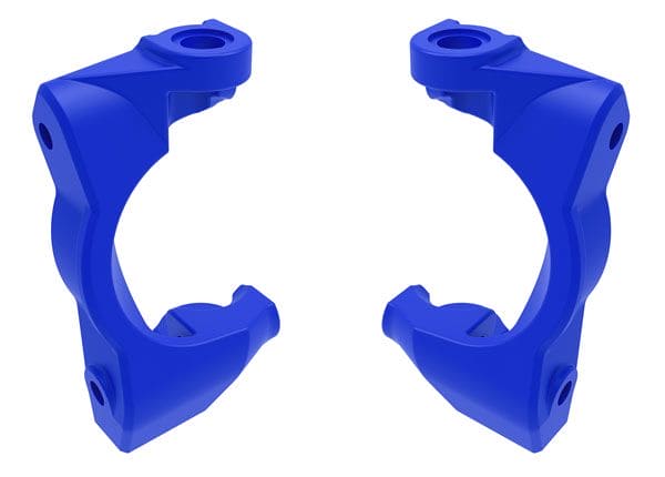 TRA10732-BLUE Traxxas Caster blocks (c-hubs), left & right (blue)