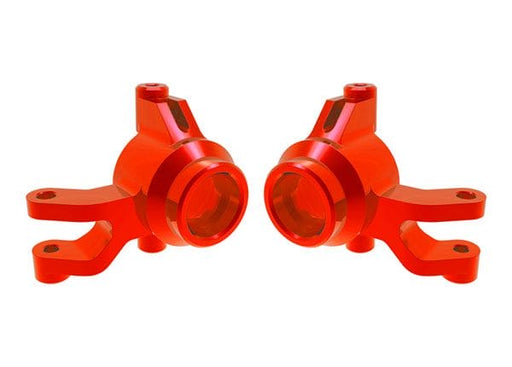 TRA10734-RED Traxxas Steering blocks, 6061-T6 aluminum (red)(left & right)