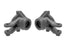 TRA10736-GRAY Traxxas Steering blocks, left & right (gray)