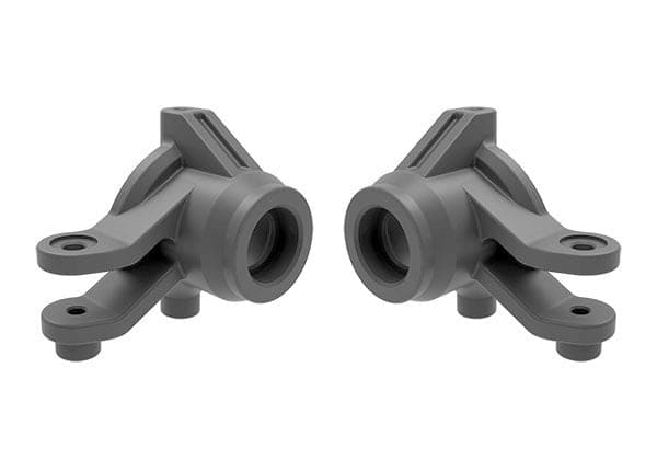TRA10736-GRAY Traxxas Steering blocks, left & right (gray)
