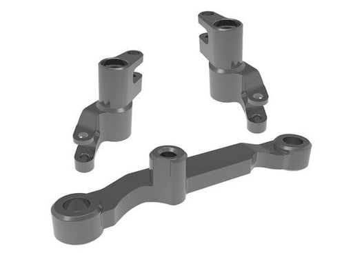 TRA10743-GRAY Traxxas Steering bellcranks, draglink (gray aluminum)