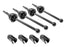 TRA10750X Traxxas Driveshafts, steel constant-velocity, front or rear (4)