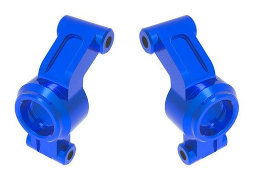 TRA10751-BLUE Traxxas Carriers, stub axle, aluminum (blue) (left & right)