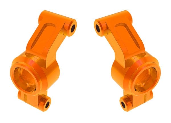 TRA10751-ORNG Traxxas Carriers, stub axle, aluminum (orange) (left & right)