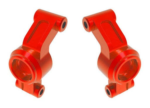 TRA10751-RED Traxxas Carriers, stub axle, aluminum (red) (left & right)