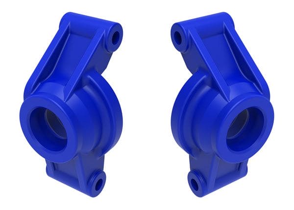 TRA10752-BLUE Traxxas Carriers, stub axle (blue) (rear) (left & right)