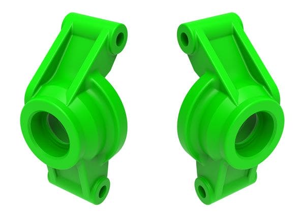 TRA10752-GRN Traxxas Carriers, stub axle (green) (rear) (left & right)