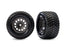 TRA10772-GRAY Traxxas Tires & wheels, Mini XRT, Gray on Gravix tire, front(2)