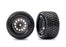 TRA10775-GRAY Traxxas Tires & wheels Mini XRT, Gray on Gravix tire, rear (2)