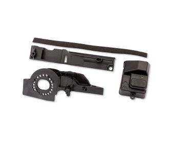 TRA10777T Traxxas Covers, gear (1)/ receiver (1)/ center driveshaft (1)