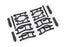 TRA10790-BLK Traxxas Suspension kit, Mini Maxx WideMaxx, black (front&rear)