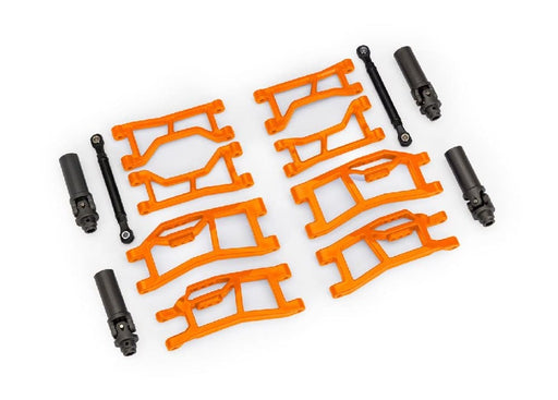 TRA10790-ORNG Traxxas Suspension kit, Mini Maxx WideMaxx, orange (front&rear)