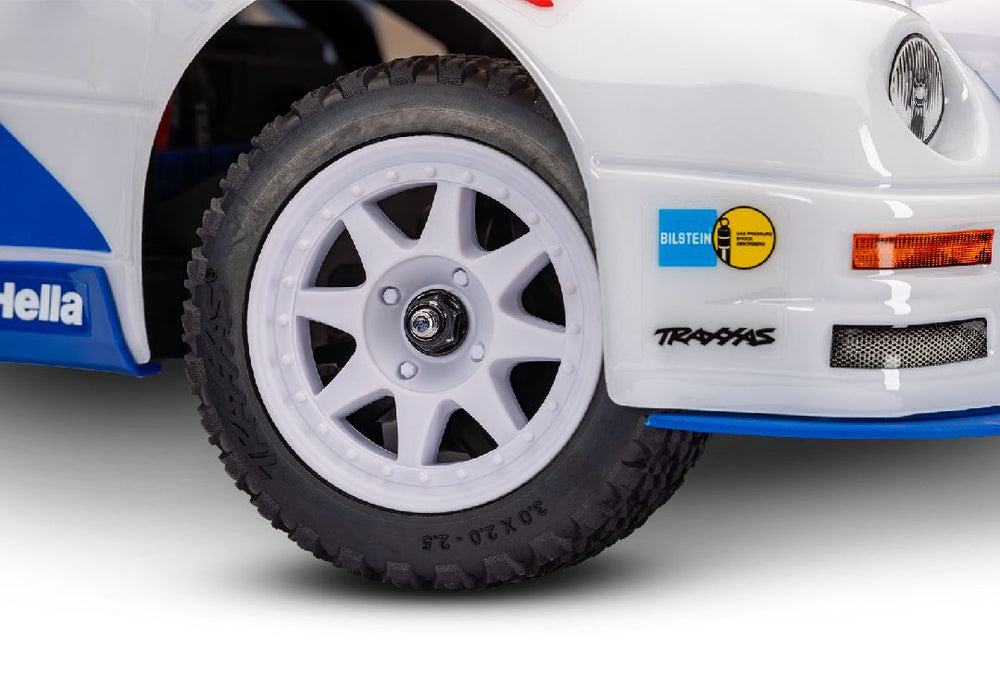 TRA108046-1WHITE Traxxas 1/16 RS200 Mini Rally VXL-3S 4x4 RTR - White (B&C Incl)