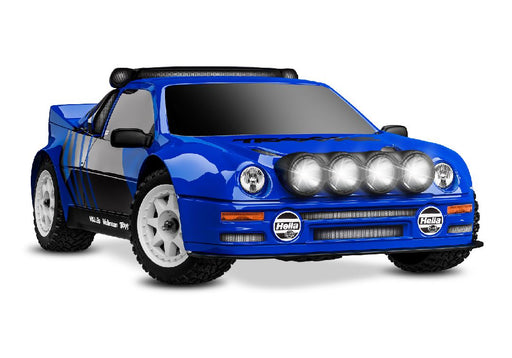 TRA108046-1BLUE Traxxas 1/16 RS200 Mini Rally VXL-3S 4x4 RTR - Blue (B&C Incl)