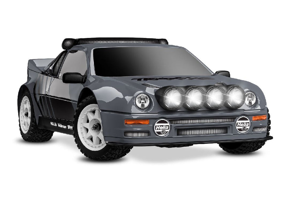 TRA108046-1GRAY Traxxas 1/16 RS200 Mini Rally VXL-3S 4x4 RTR - Gray (B&C Incl)