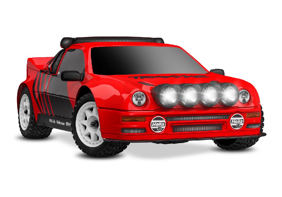 TRA108046-1RED Traxxas 1/16 RS200 Mini Rally VXL-3S 4x4 RTR - Red (B&C