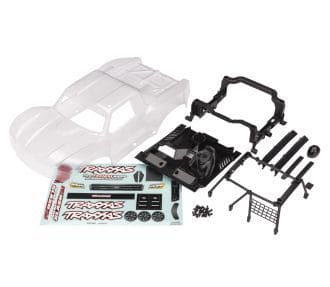 TRA10811 Traxxas Body, Mini Slash 4X4 (clear)/decal sheet