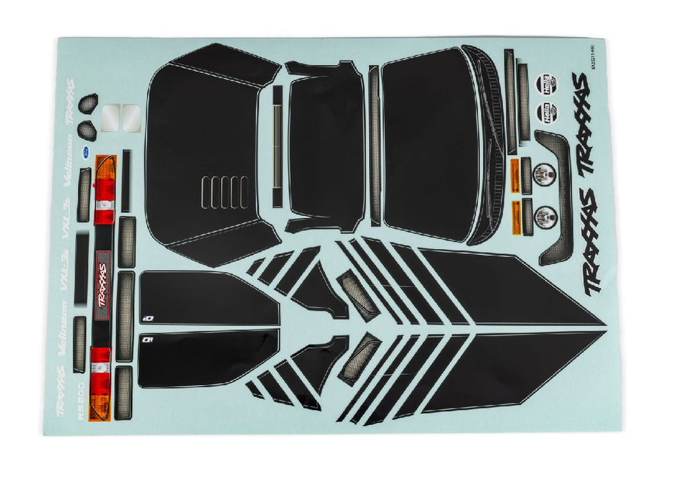 TRA10816-BLK Traxxas Decal Sheet - Mini Rally VXL (Black)