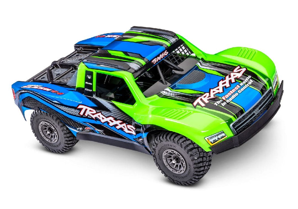 TRA108164-1GREEN Traxxas Mini Slash BL-2S 4x4 RTR (B&C included) - Green (Sold Separately extra battery please ORDER #TRA2825X)
