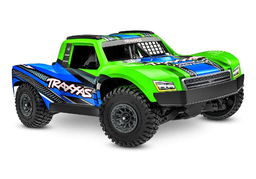 TRA108164-1GREEN Traxxas Mini Slash BL-2S 4x4 RTR (B&C included) - Green (Sold Separately extra battery please ORDER #TRA2825X)