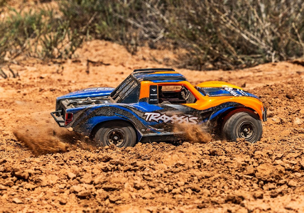 TRA108164-1ORANGE Traxxas Mini Slash BL-2S 4x4 RTR (B&C included) - Orange (Sold Separately extra battery please ORDER #TRA2825X)