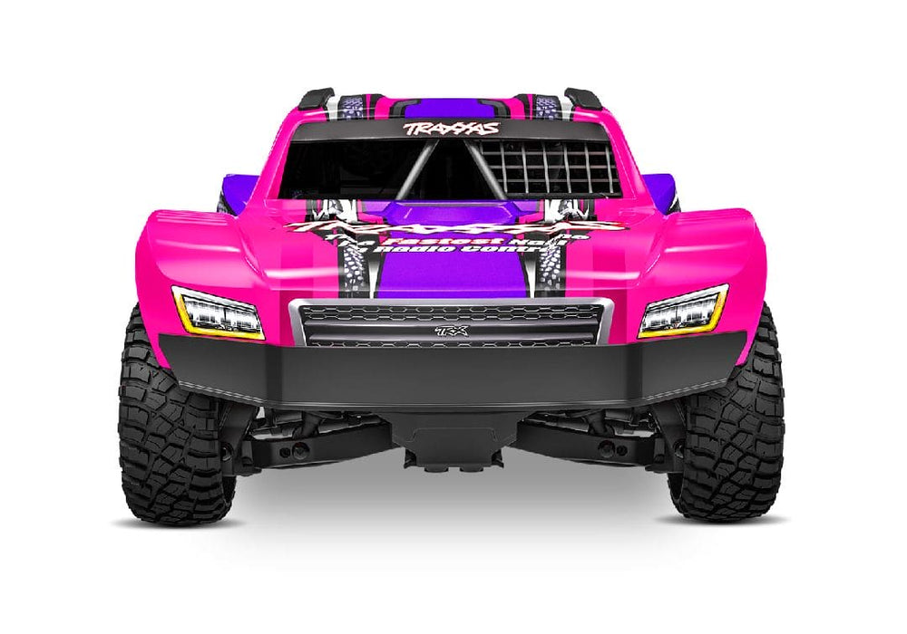 TRA108164-1PINK Traxxas Mini Slash BL-2S 4x4 RTR (B&C included) - Pink (Sold Separately extra battery please ORDER #TRA2825X)