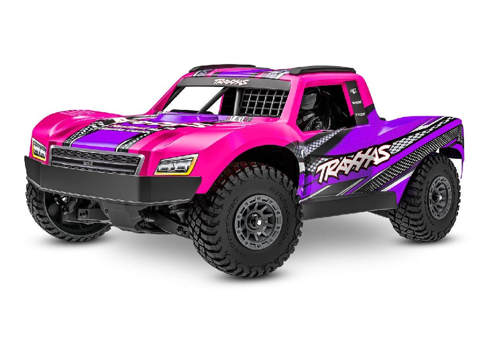 TRA108164-1PINK Traxxas Mini Slash BL-2S 4x4 RTR (B&C included) - Pink (Sold Separately extra battery please ORDER #TRA2825X)