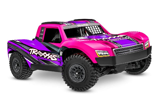 TRA108164-1PINK Traxxas Mini Slash BL-2S 4x4 RTR (B&C included) - Pink (Sold Separately extra battery please ORDER #TRA2825X)