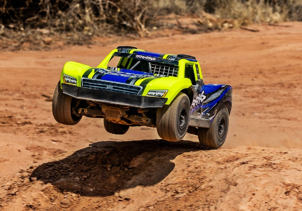 TRA108164-1YELLOW Traxxas Mini Slash BL-2S 4x4 RTR (B&C included) - Yellow (Sold Separately extra battery please ORDER #TRA2825X)