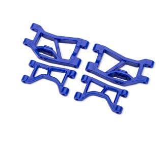 TRA10830-BLUE Traxxas Suspension arms, rear, blue (narrow) (4)