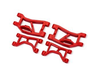 TRA10830-RED Traxxas Suspension arms, rear, red (narrow)(4)