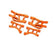 TRA10831-ORNG Traxxas Suspension arms, front, orange (narrow) (4)