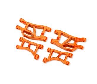 TRA10831-ORNG Traxxas Suspension arms, front, orange (narrow) (4)