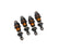 TRA10865-ORNG Traxxas Shocks GTR short PTFE-coated w/ TiN shafts (4) - Orange